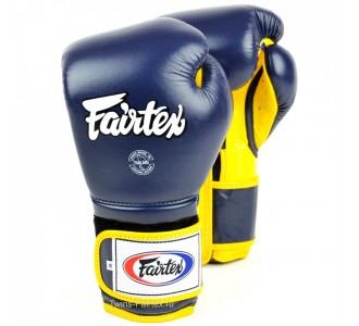 Перчатки боксерские Fairtex (BGV-9 Mexican Style Blue-yellow)